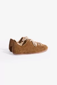 Still By Hand Leather Sneaker – Camel | Centre Commercial