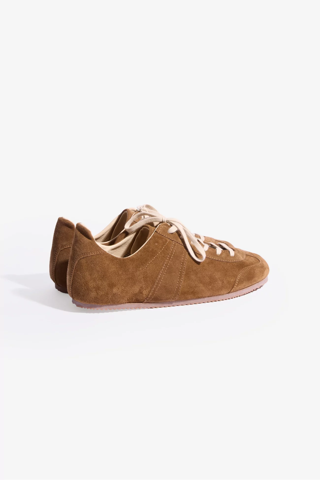 Still By Hand Leather Sneaker – Camel | Centre Commercial