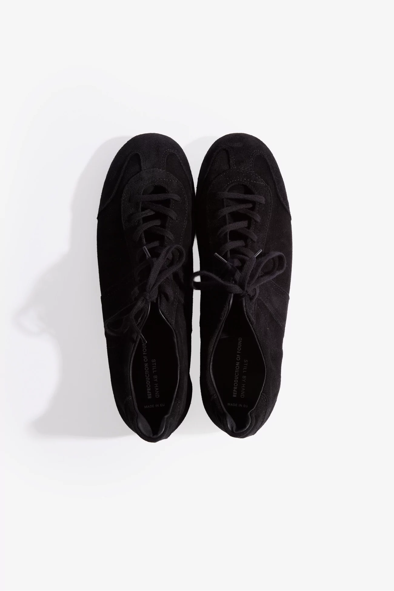 Still By Hand Leather Sneaker – Black | Centre Commercial