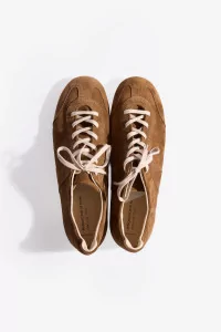Still By Hand Leather Sneaker – Camel | Centre Commercial