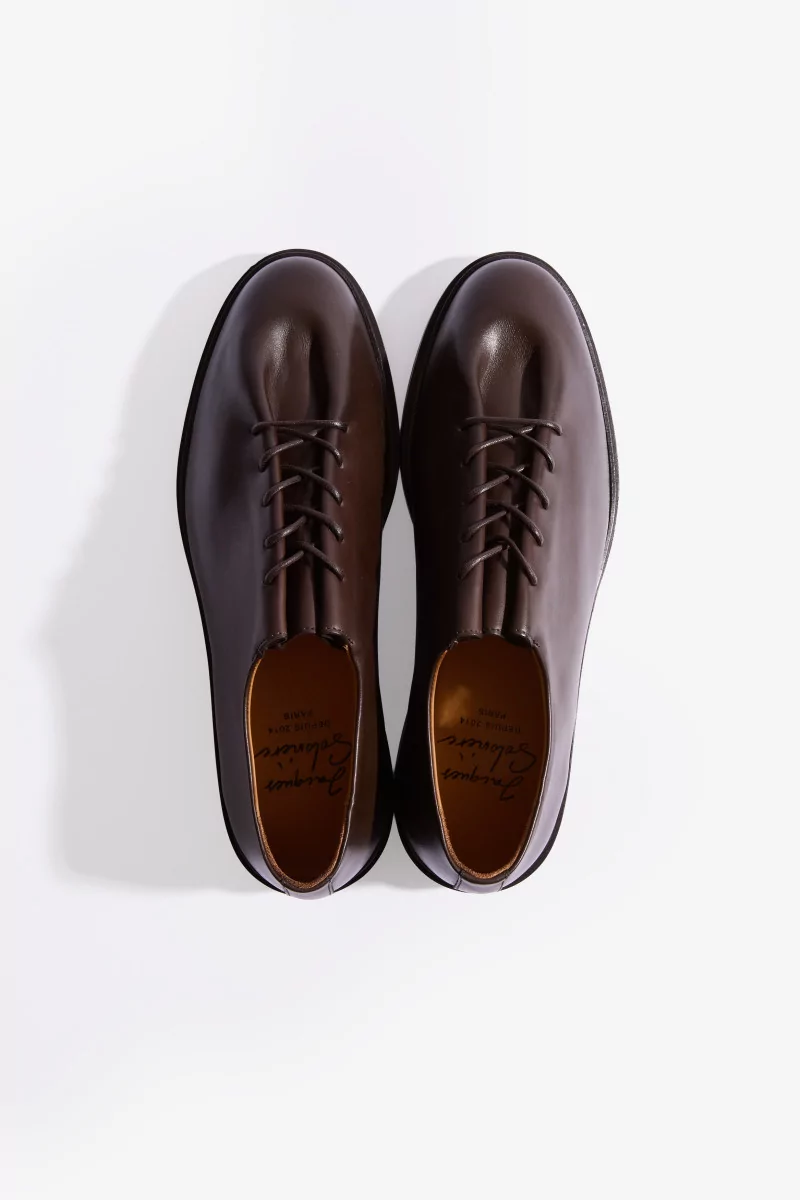 Leather Oxford Men Edouard Jacques Solovière – Dark Brown | Centre Commercial