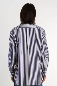 Men Cotton Striped Shirt Stripe 118 – Blue | Centre Commercial
