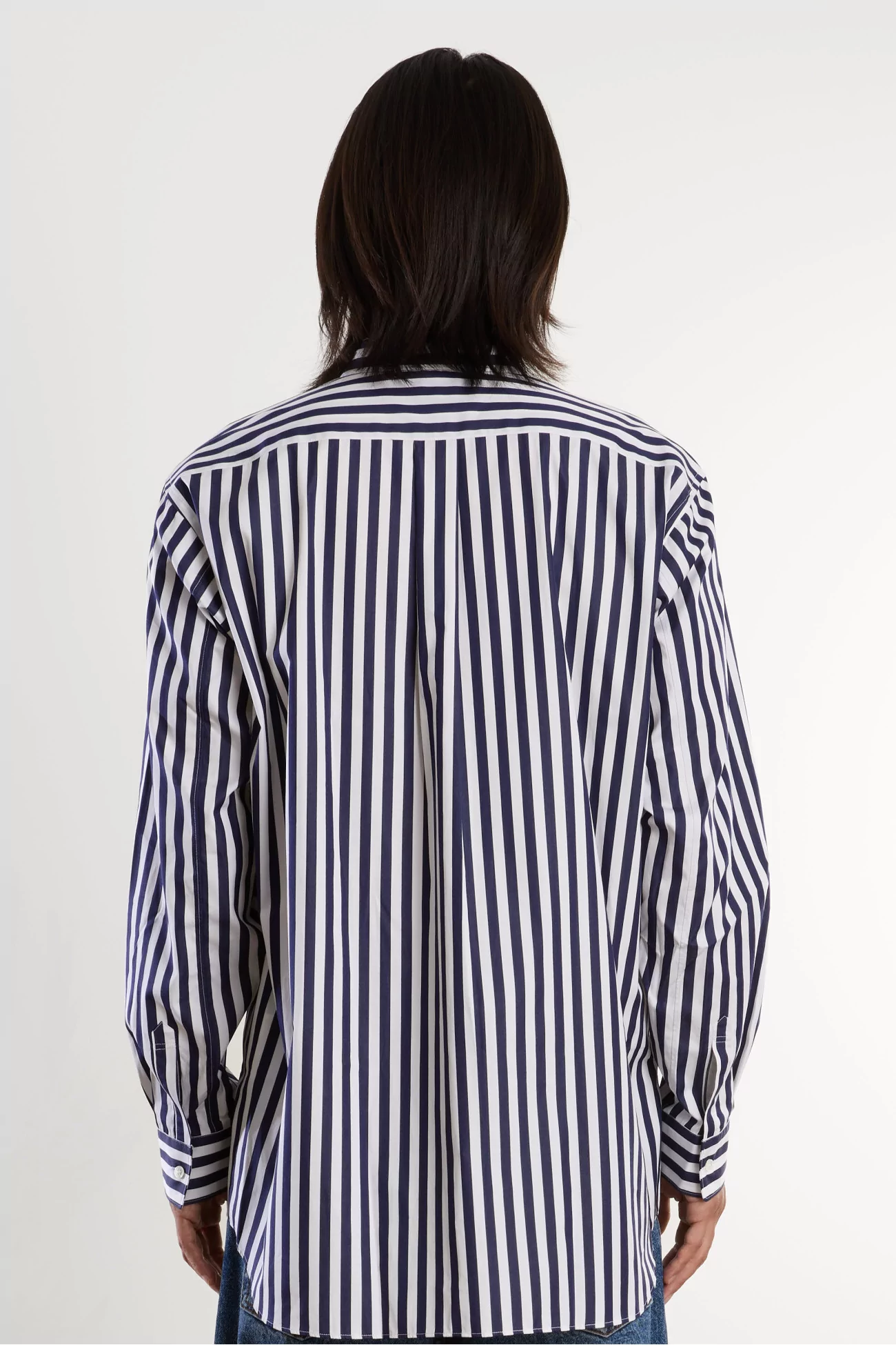 Men Cotton Striped Shirt Stripe 118 – Blue | Centre Commercial