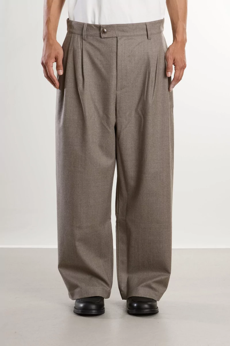 Wool Yesa Trousers – Field Beige | Centre Commercial