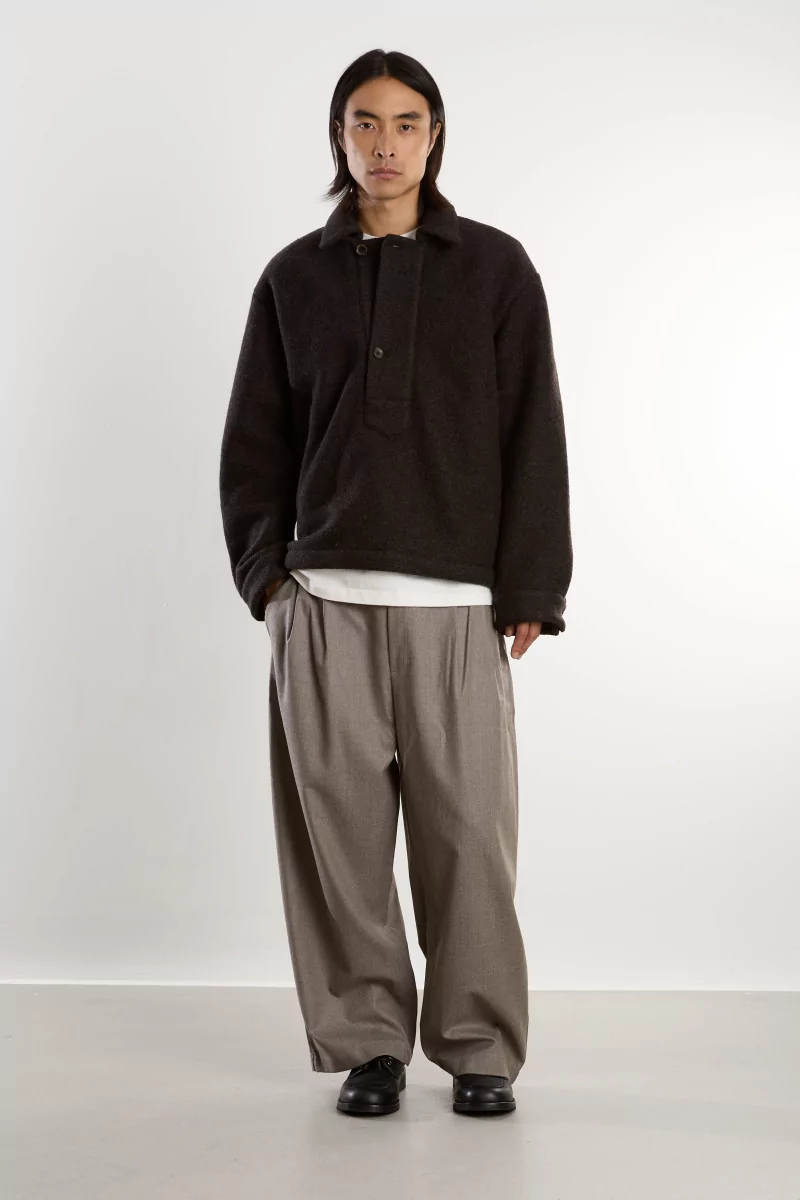 Wool Yesa Trousers – Field Beige | Centre Commercial