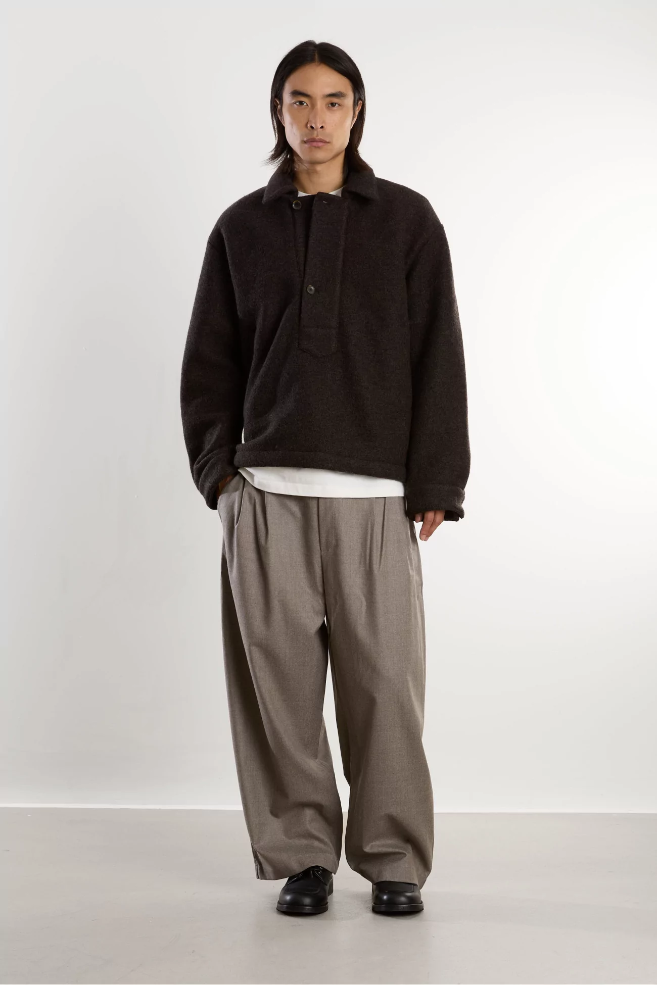 Wool Yesa Trousers – Field Beige | Centre Commercial