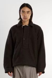 Veste Homme Loden Laine Plan Pullover – Dark Oak Loden | Centre Commercial