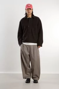 Veste Homme Loden Laine Plan Pullover – Dark Oak Loden | Centre Commercial