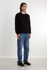 Men Wool Cardigan Comme des Garçons – Black | Centre Commercial