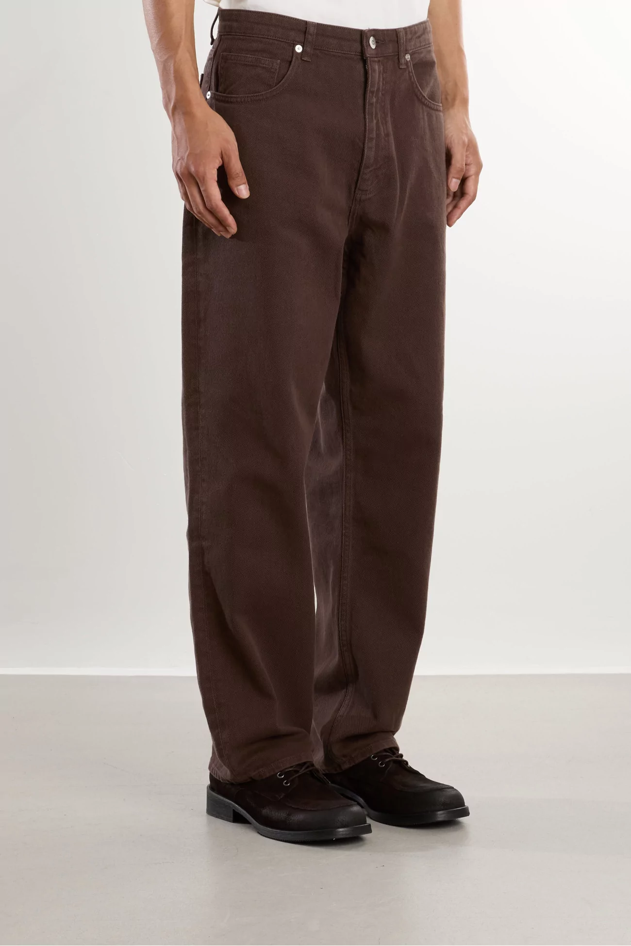 Cotton Twill Korshavn Trousers – Delicioso Brown | Centre Commercial