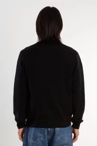 Men Wool Cardigan Comme des Garçons – Black | Centre Commercial