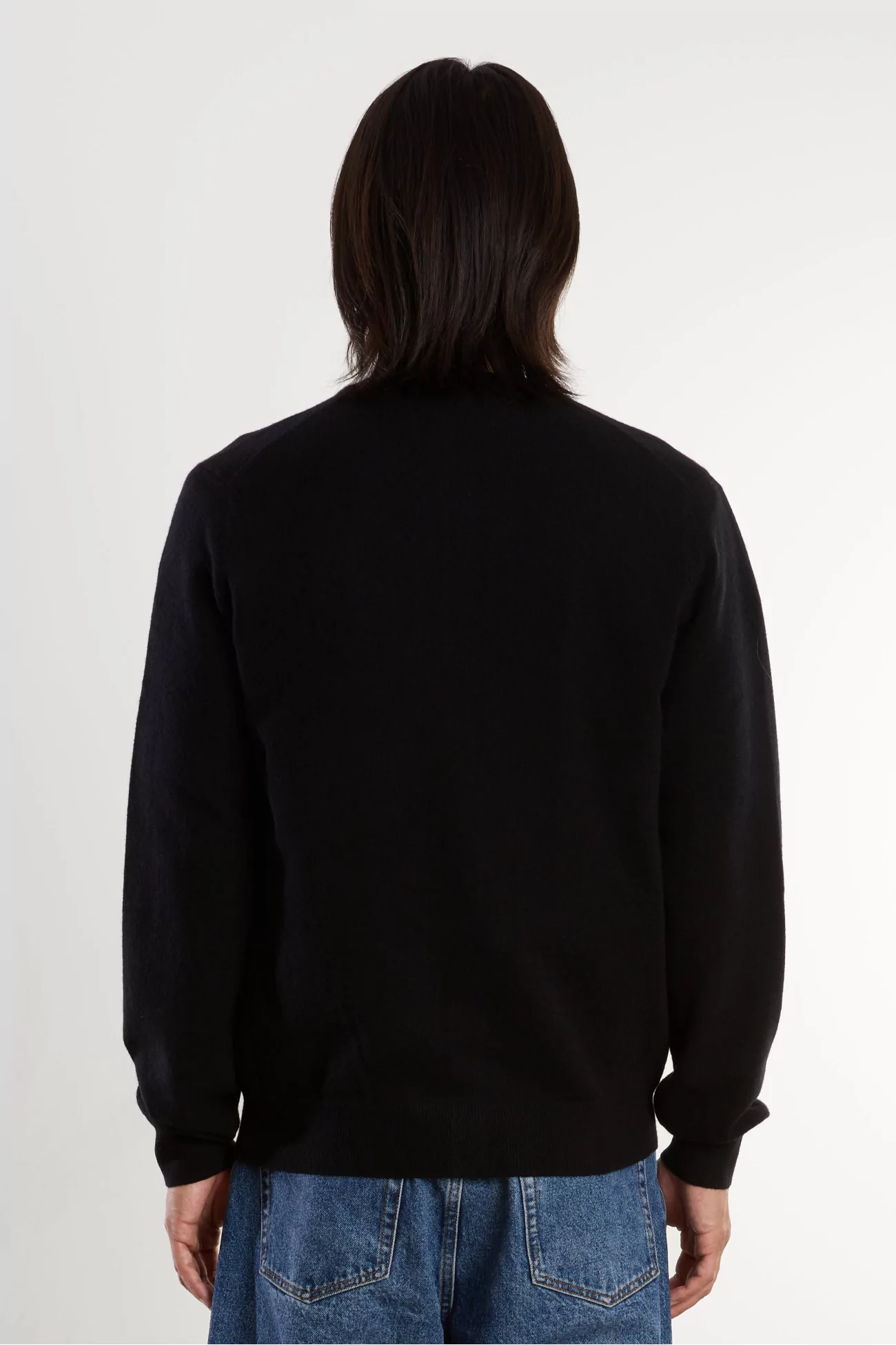 Men Wool Cardigan Comme des Garçons – Black | Centre Commercial