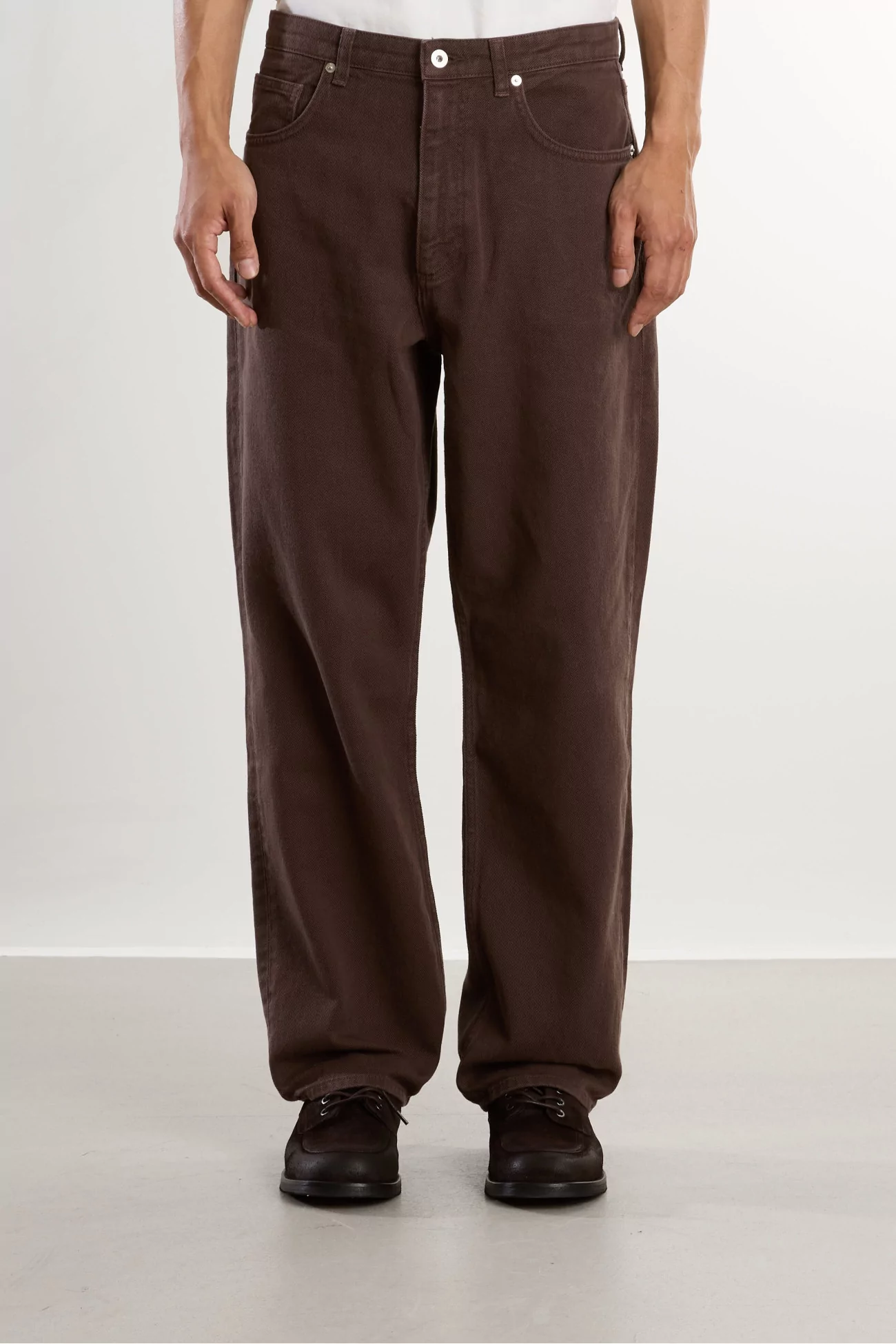 Pantalon Homme Sergé Coton Korshavn – Delicioso Brown | Centre Commercial
