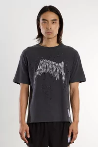 T-shirt Running Homme Coton Bio MothTech – Aged Black | Centre Commercial