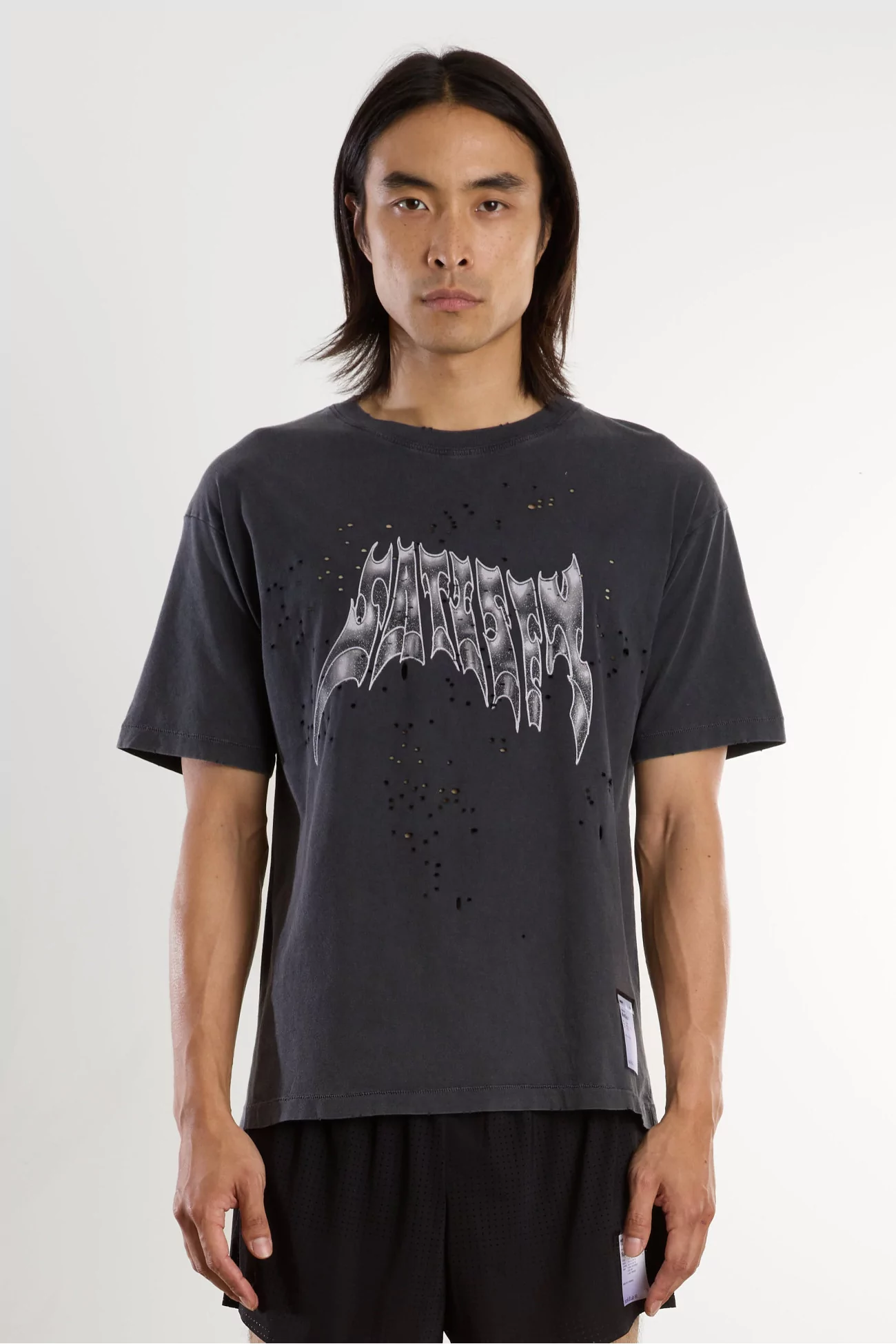 T-shirt Running Homme Coton Bio MothTech – Aged Black | Centre Commercial
