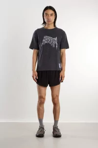 Organic Cotton MothTech Running T-Shirt – Aged Black | Centre Commercial
