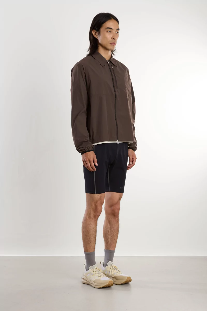 Recycled Run Wild Running Overshirt – Espresso | Centre Commercial