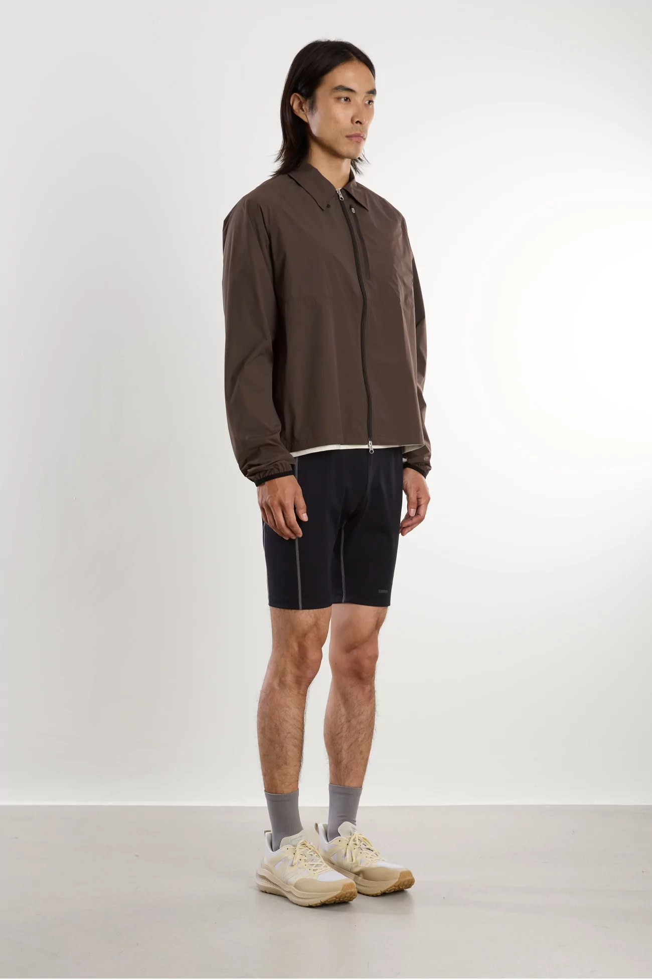 Recycled Run Wild Running Overshirt – Espresso | Centre Commercial
