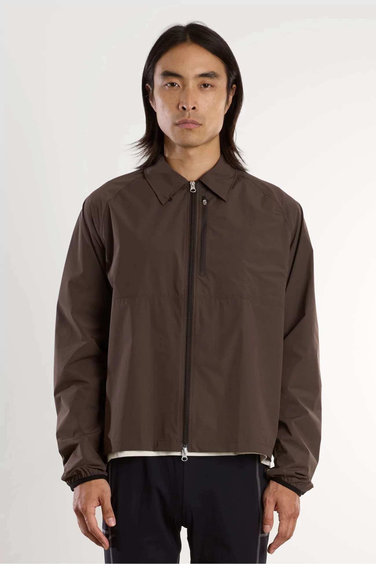 Recycled Run Wild Running Overshirt – Espresso | Centre Commercial