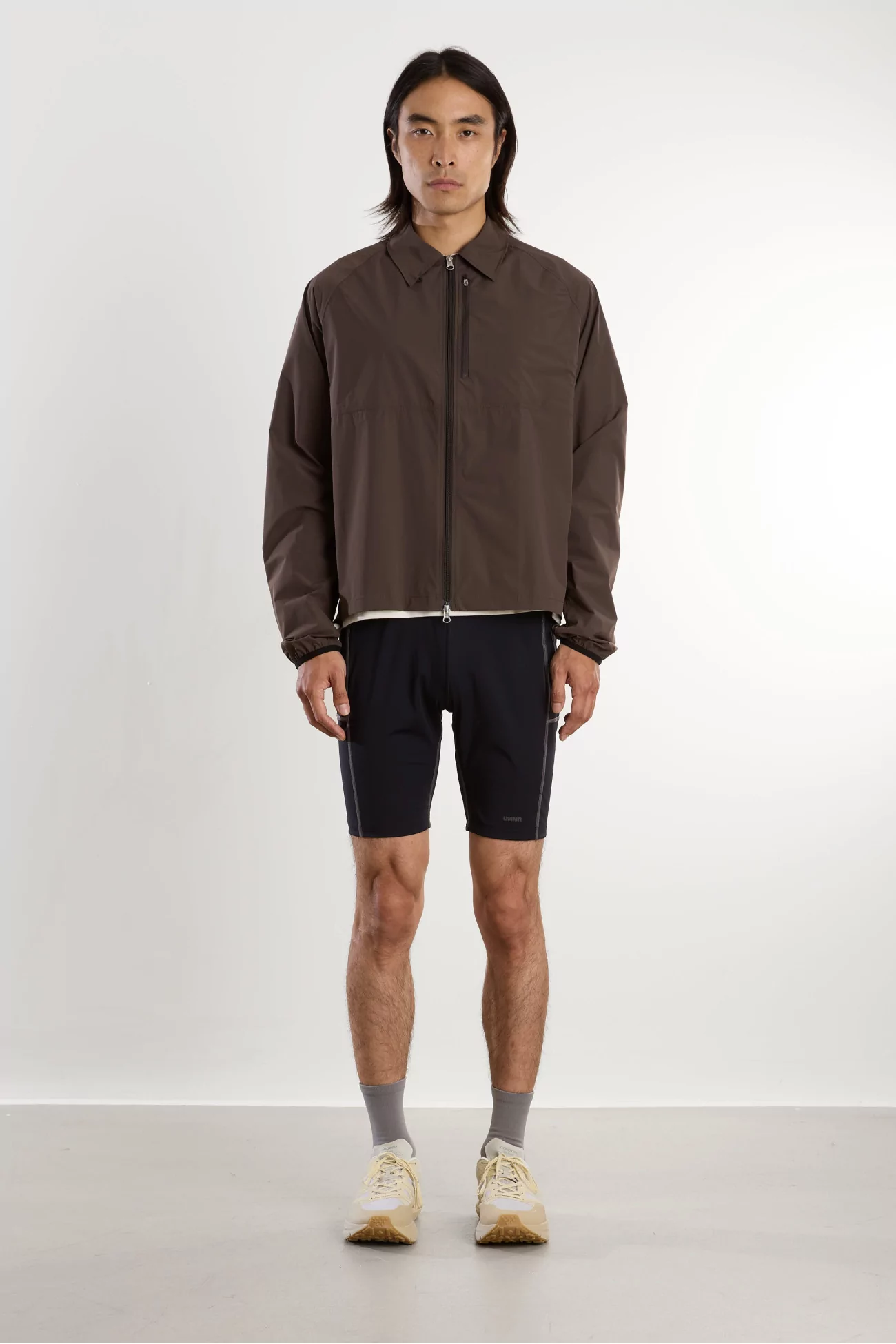 Recycled Run Wild Running Overshirt – Espresso | Centre Commercial