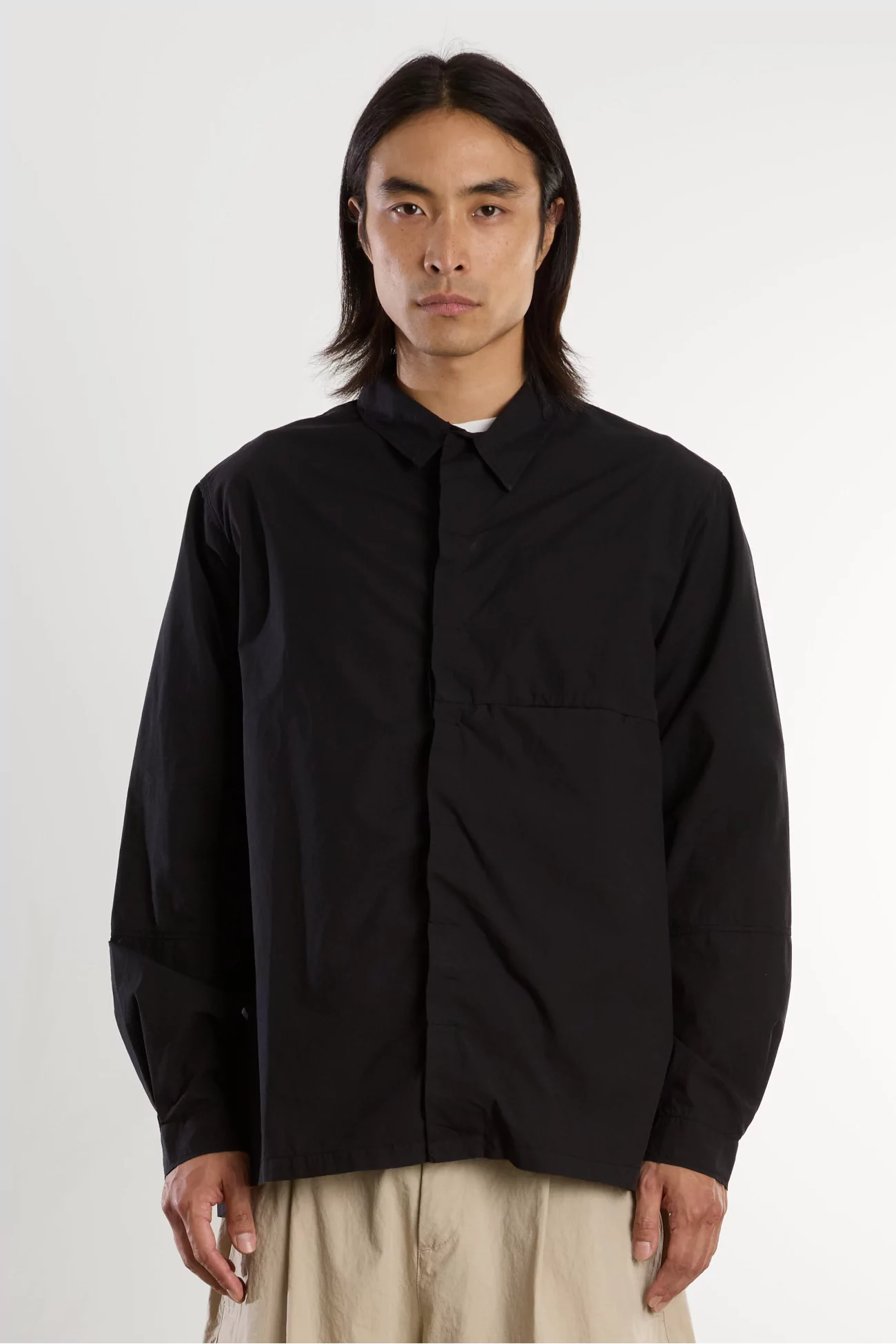 Surchemise Homme Coton Bio Blackout – Black | Centre Commercial