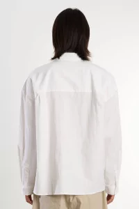 Japanese Cotton Wray Shirt – White | Centre Commercial