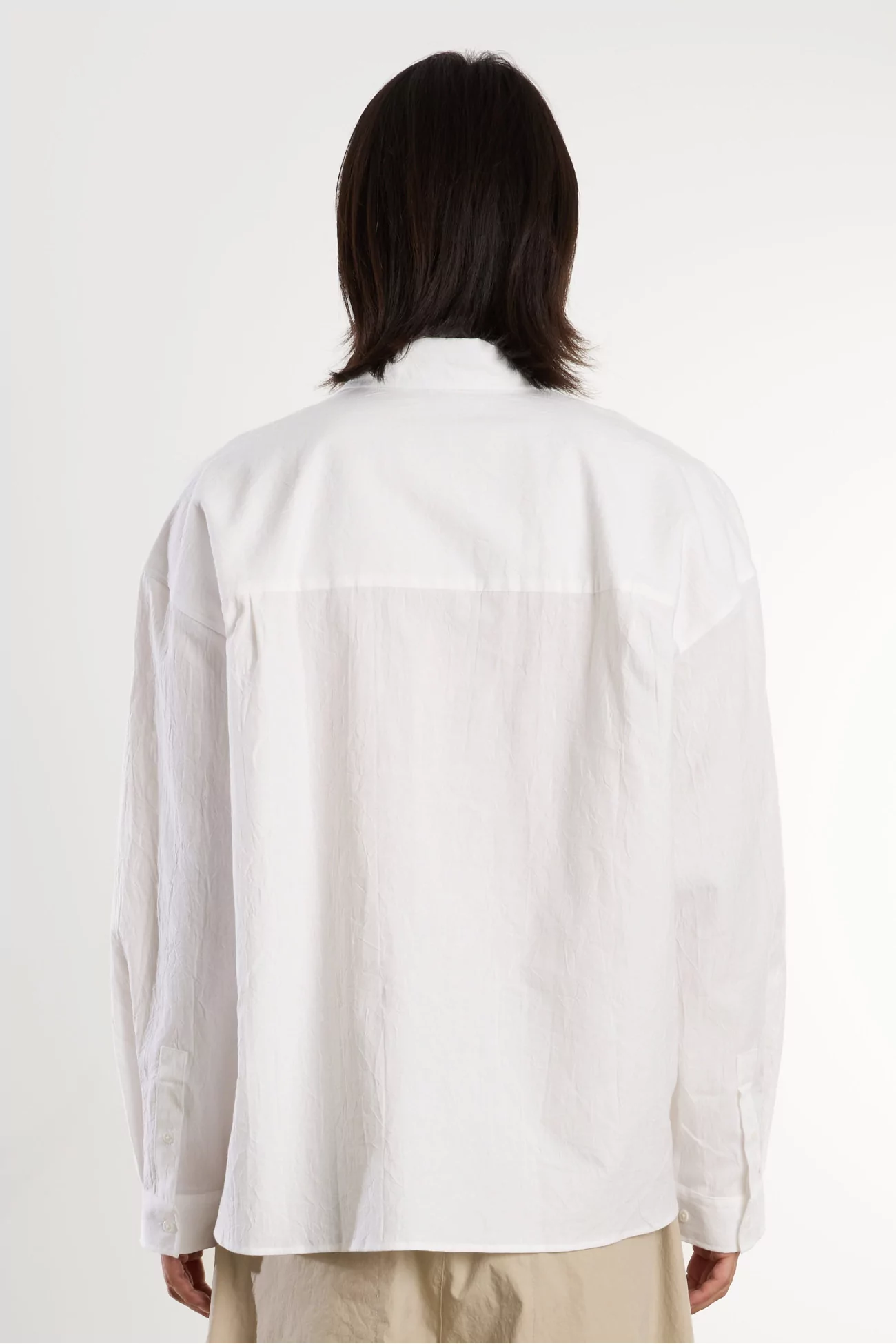 Japanese Cotton Wray Shirt – White | Centre Commercial