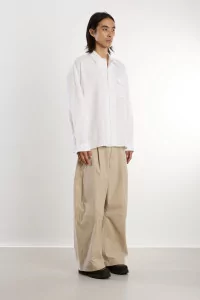 Japanese Cotton Wray Shirt – White | Centre Commercial