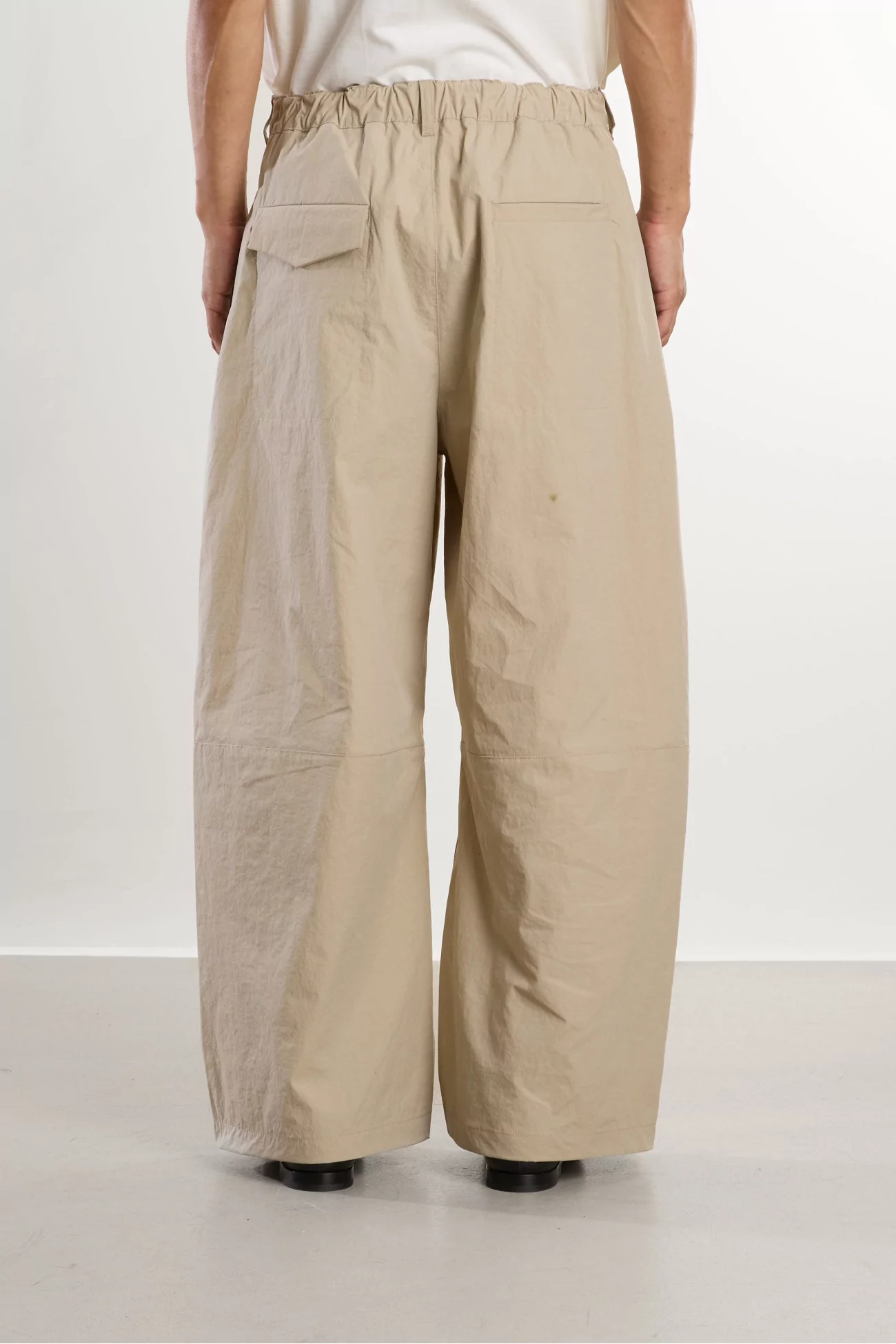 Nylon Drop Out Trouser – Stone | Centre Commercial