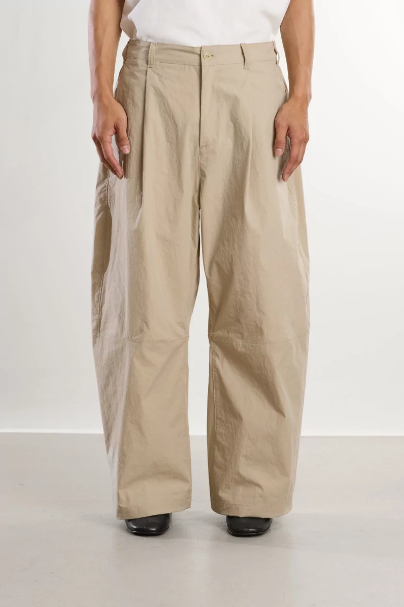 Nylon Drop Out Trouser – Stone | Centre Commercial
