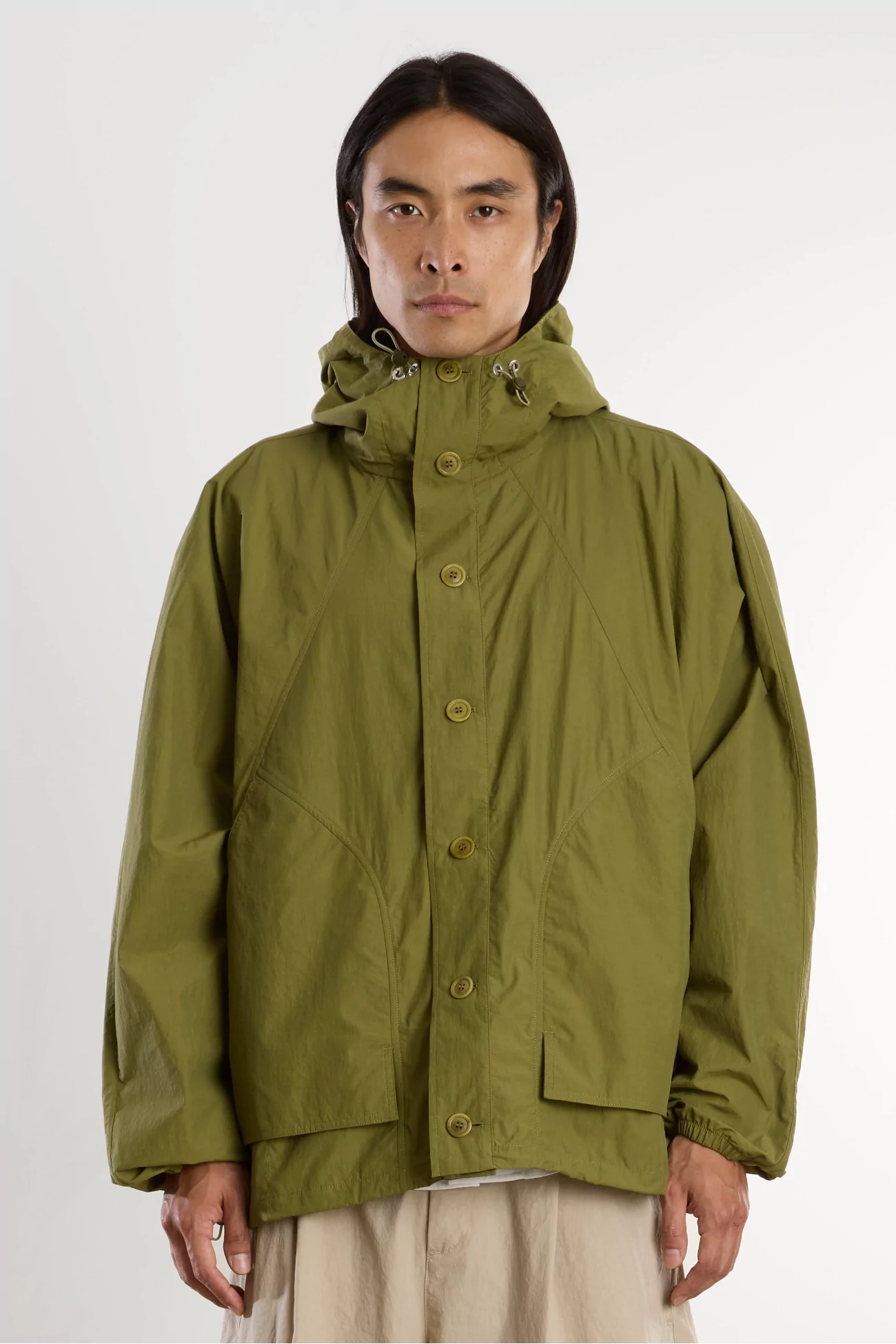 Recycled Polyamide Bonehead Jacket – Green | Centre Commercial