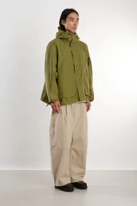 Recycled Polyamide Bonehead Jacket – Green | Centre Commercial