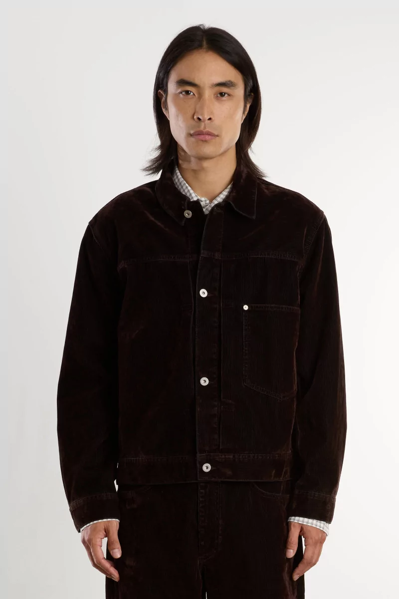 Veste Homme Velours Côtelé Storadal Type I – Espresso | Centre Commercial