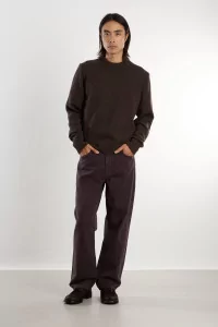 Pantalon Homme Sergé Coton Korshavn – Darkest Purple | Centre Commercial