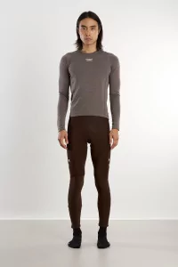 Thermal Long Sleeve Cycling Base Layer – Dark Coffee | Centre Commercial