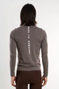 Thermal Long Sleeve Cycling Base Layer – Dark Coffee | Centre Commercial
