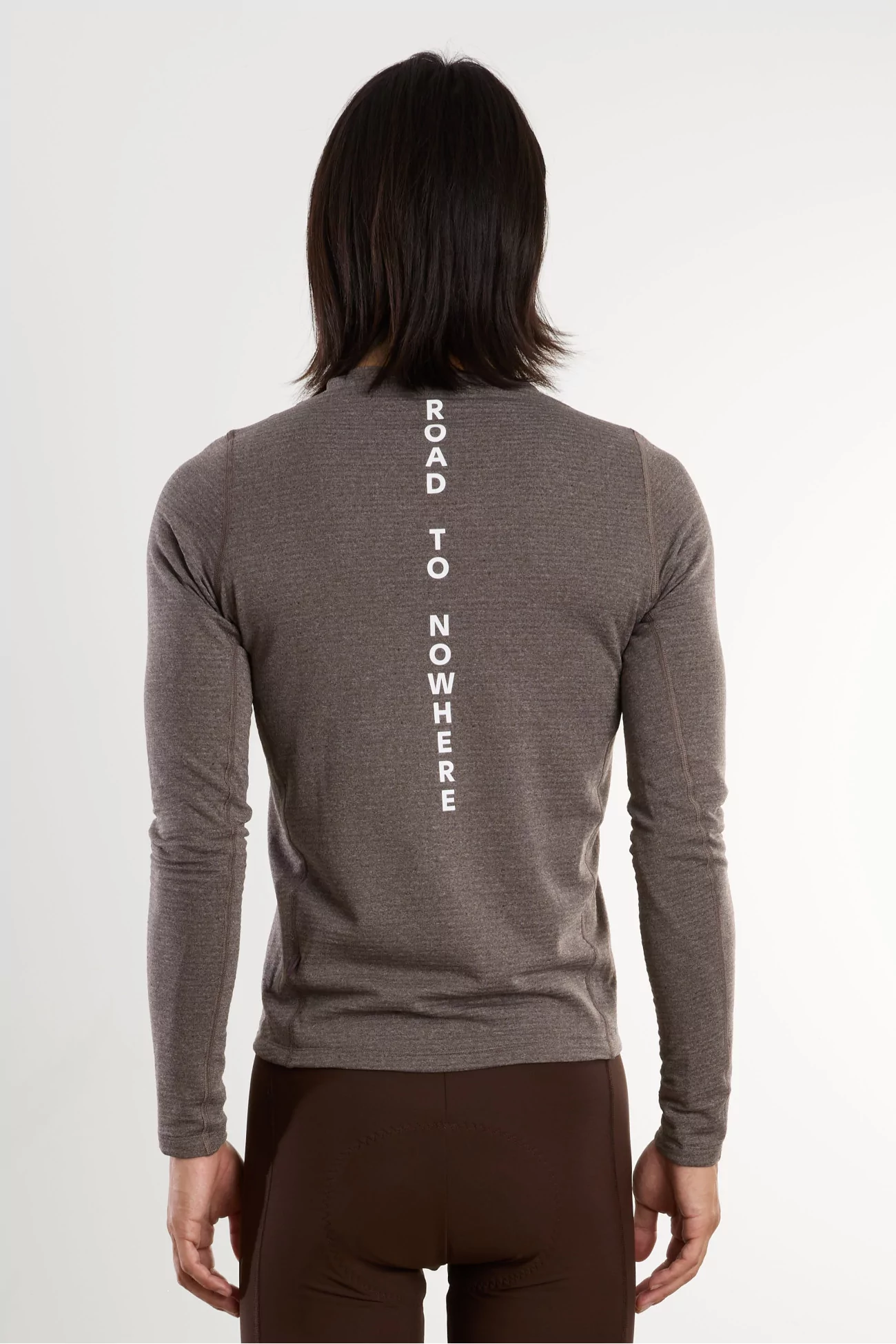 Thermal Long Sleeve Cycling Base Layer – Dark Coffee | Centre Commercial