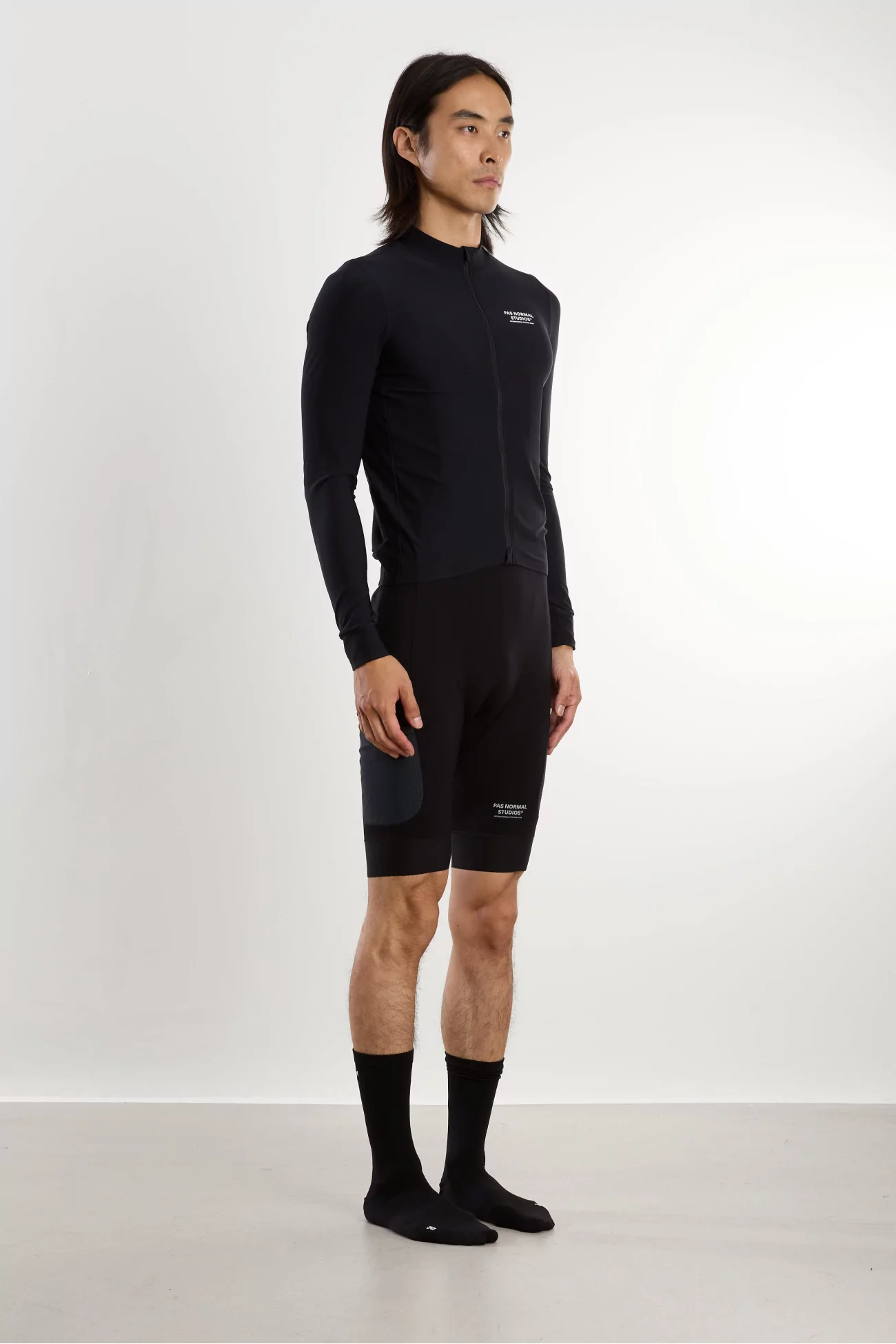 Maillot Vélo Homme Manches Longues Mechanism – Black | Centre Commercial