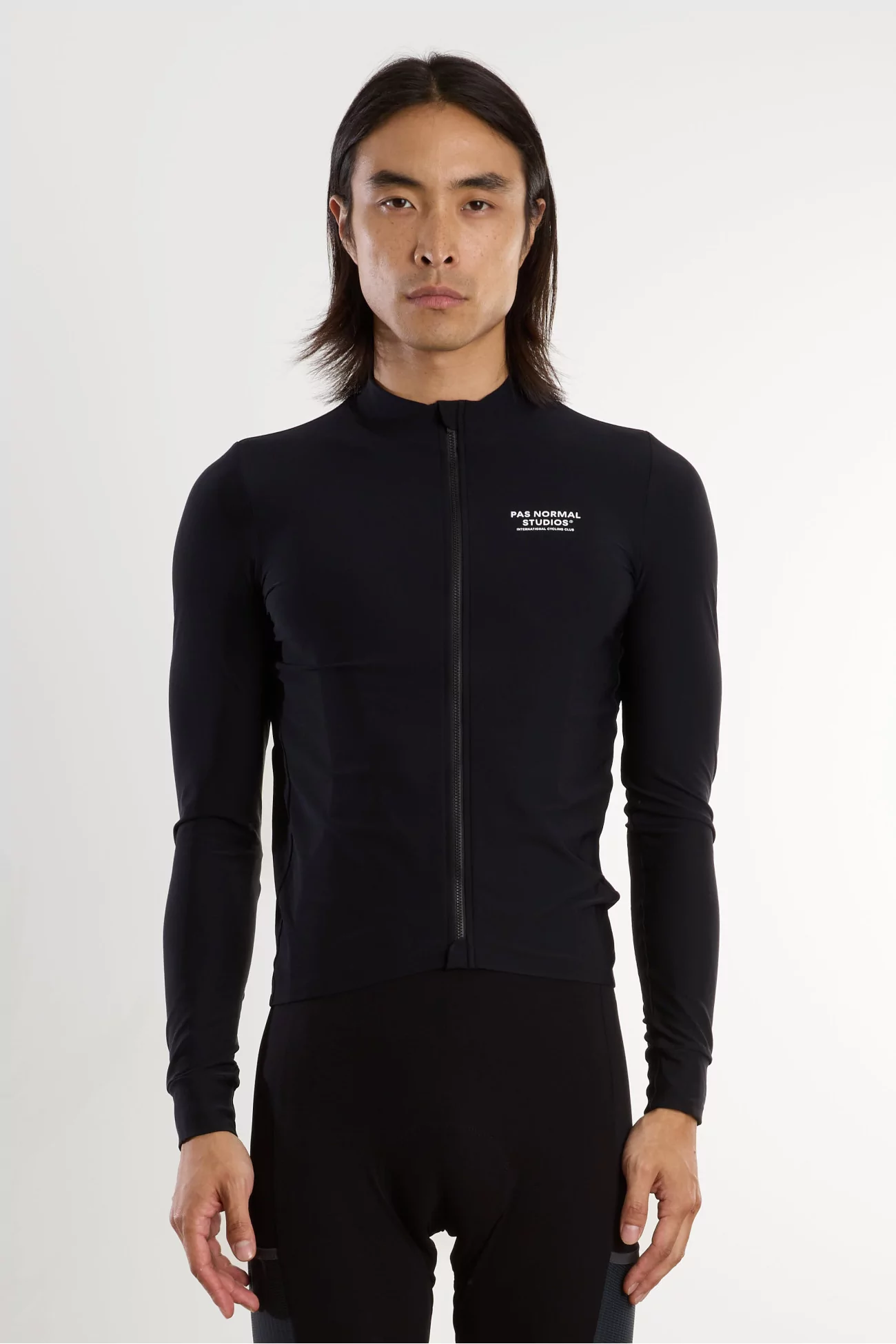 Maillot Vélo Homme Manches Longues Mechanism – Black | Centre Commercial