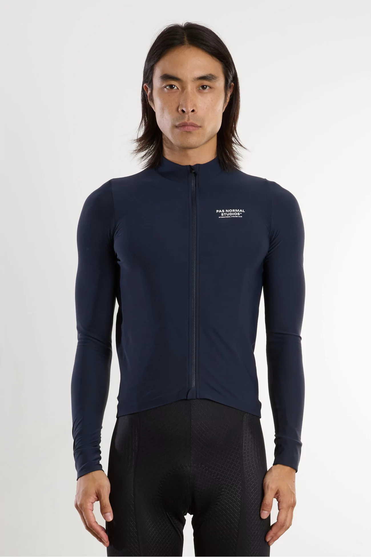 Mechanism Long Sleeve Cycling Jersey – Navy | Centre Commercial