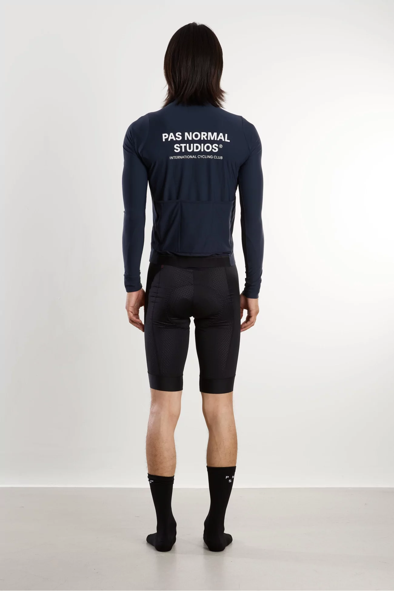 Maillot Vélo Homme Manches Longues Mechanism – Navy | Centre Commercial