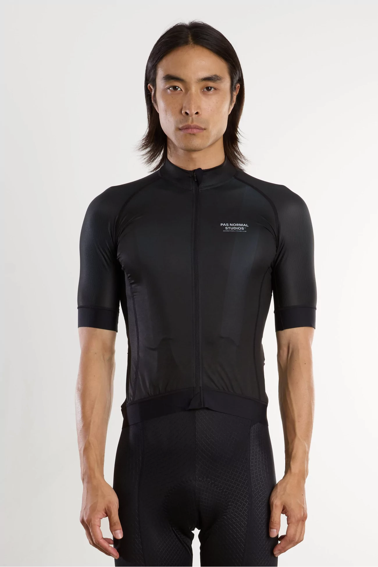 Race-Fit Mechanism Cycling Jersey – Black | Centre Commercial