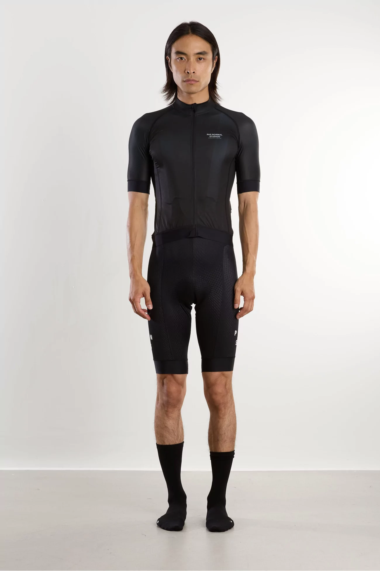 Race-Fit Mechanism Cycling Jersey – Black | Centre Commercial