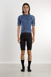 Race-Fit Mechanism Cycling Jersey – Light Indigo | Centre Commercial