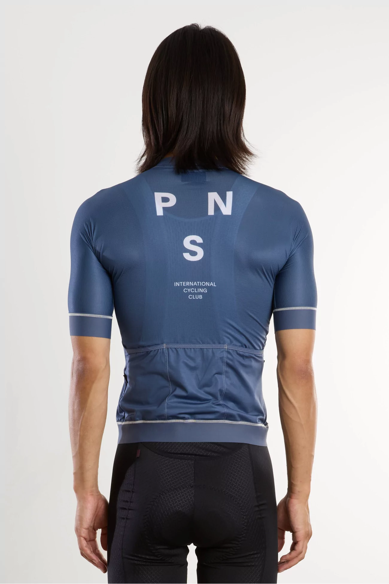 Race-Fit Mechanism Cycling Jersey – Light Indigo | Centre Commercial