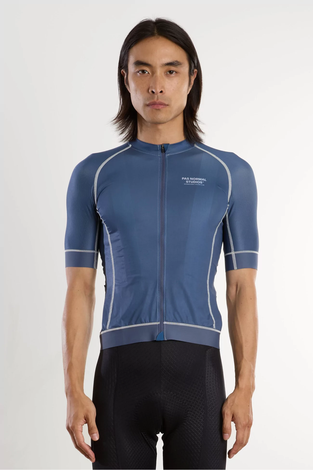 Maillot Vélo Homme Race Mechanism – Light Indigo | Centre Commercial