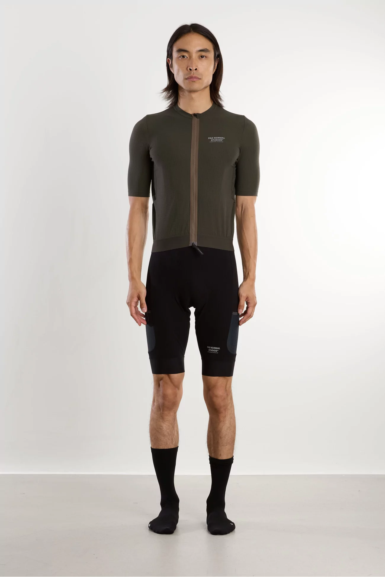 Gravel Escapism Cycling Jersey – Dark Olive | Centre Commercial
