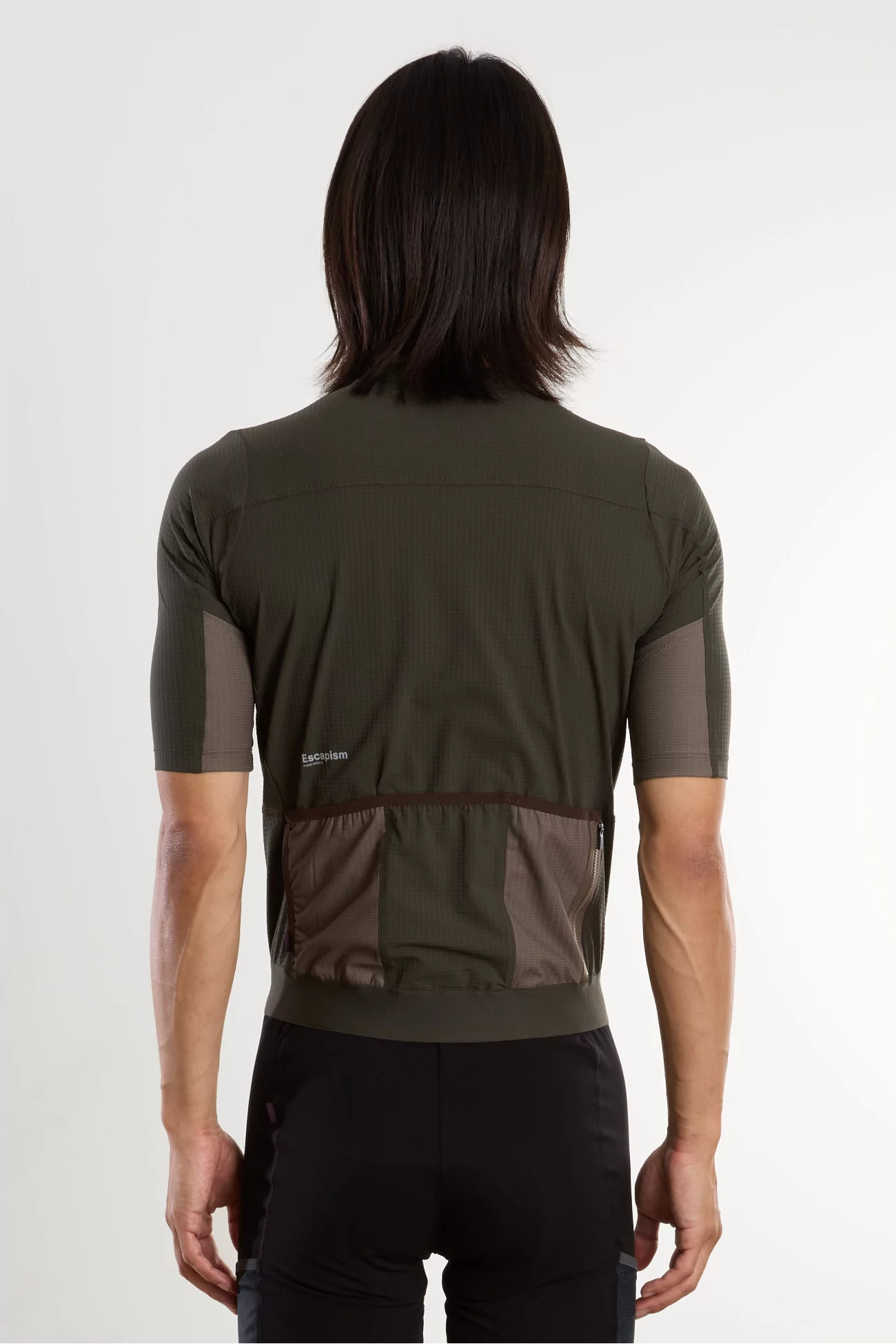 Maillot Vélo Homme Gravel Escapism – Dark Olive | Centre Commercial