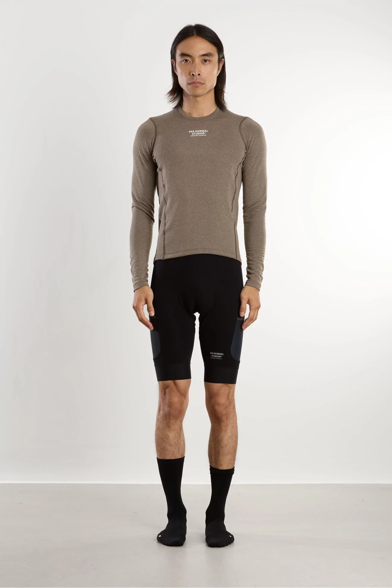 Base Layer Vélo Homme Thermique Manches Longues – Dark Stone | Centre Commercial