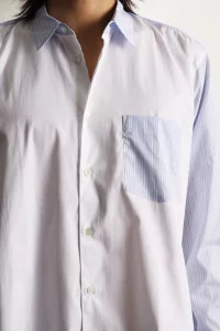 Striped Comme des Garçons Shirt – White Stripe 3 | Centre Commercial
